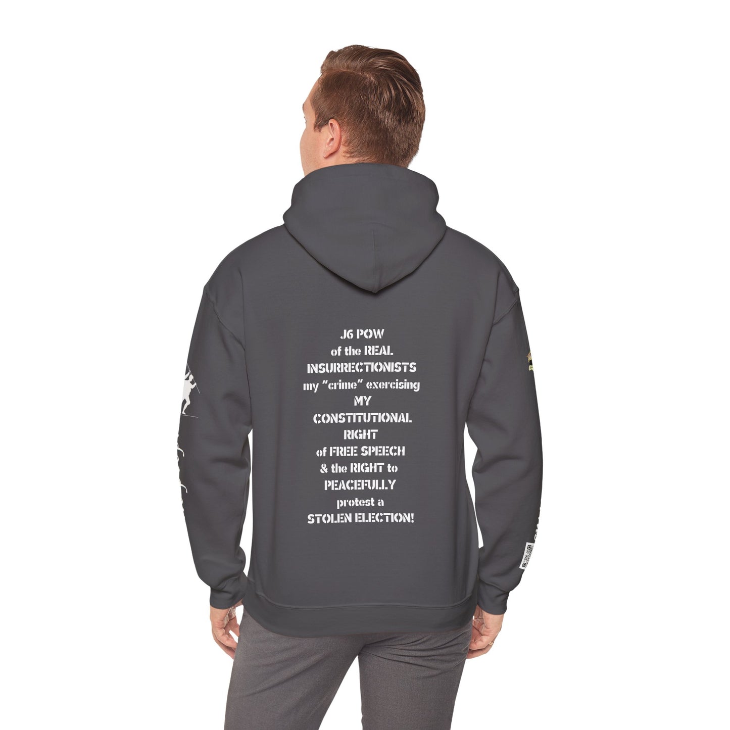 J6 POW Unisex Heavy Blend™ Hooded Sweatshirt