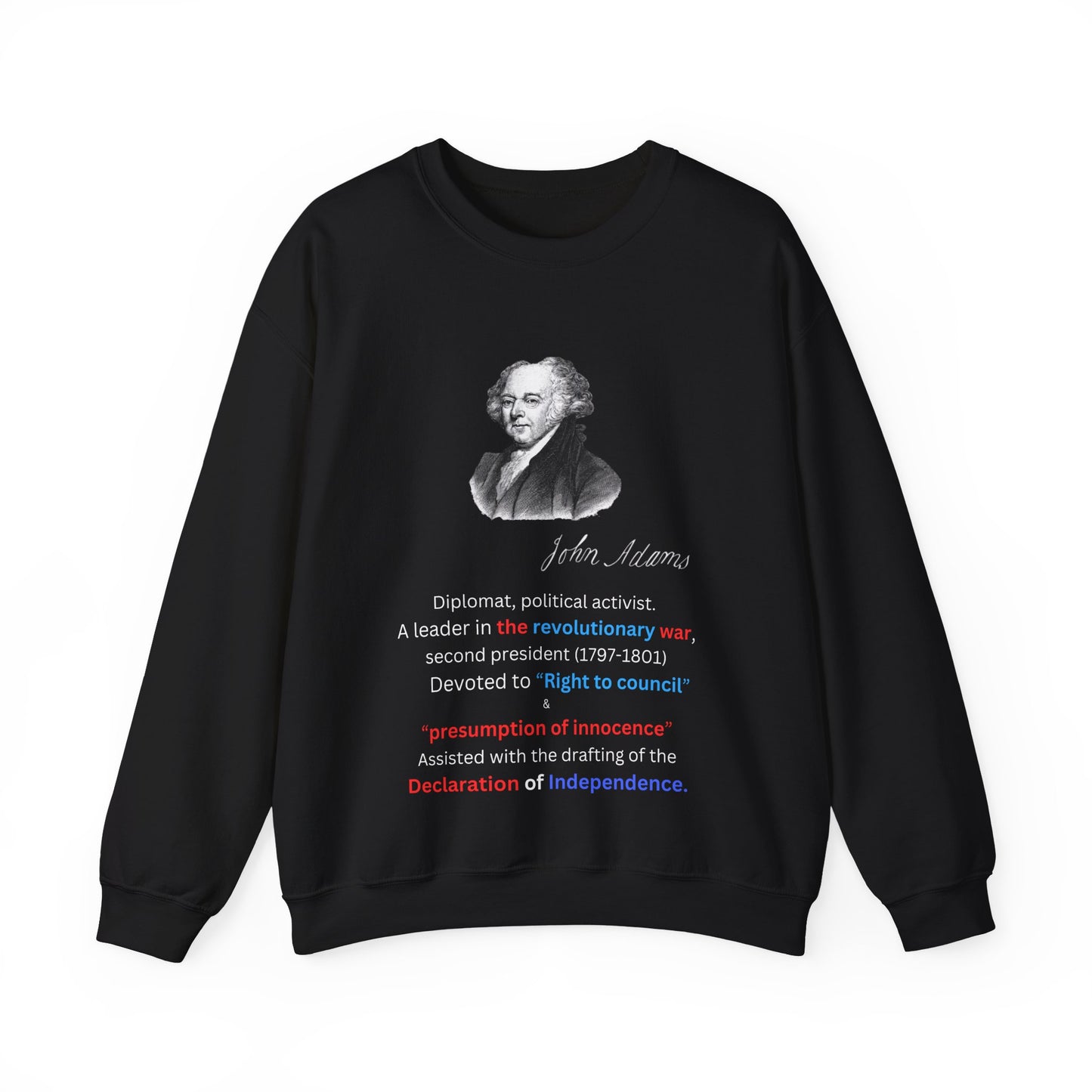 John Adams Unisex Heavy Blend™ Crewneck Sweatshirt