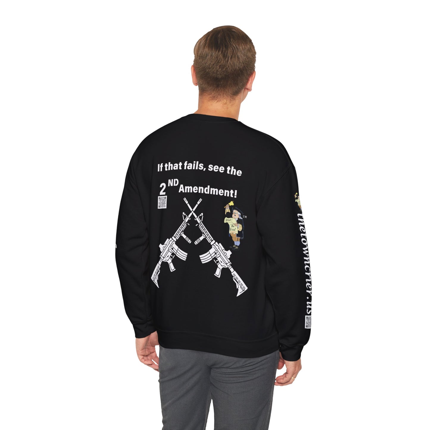 Felon for President! Unisex Heavy Blend™ Crewneck Sweatshirt