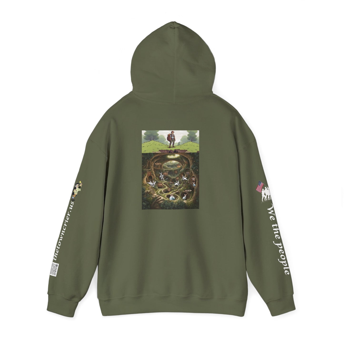 Pirate Bunny Unisex Heavy Blend™ Hooded Sweatshirt
