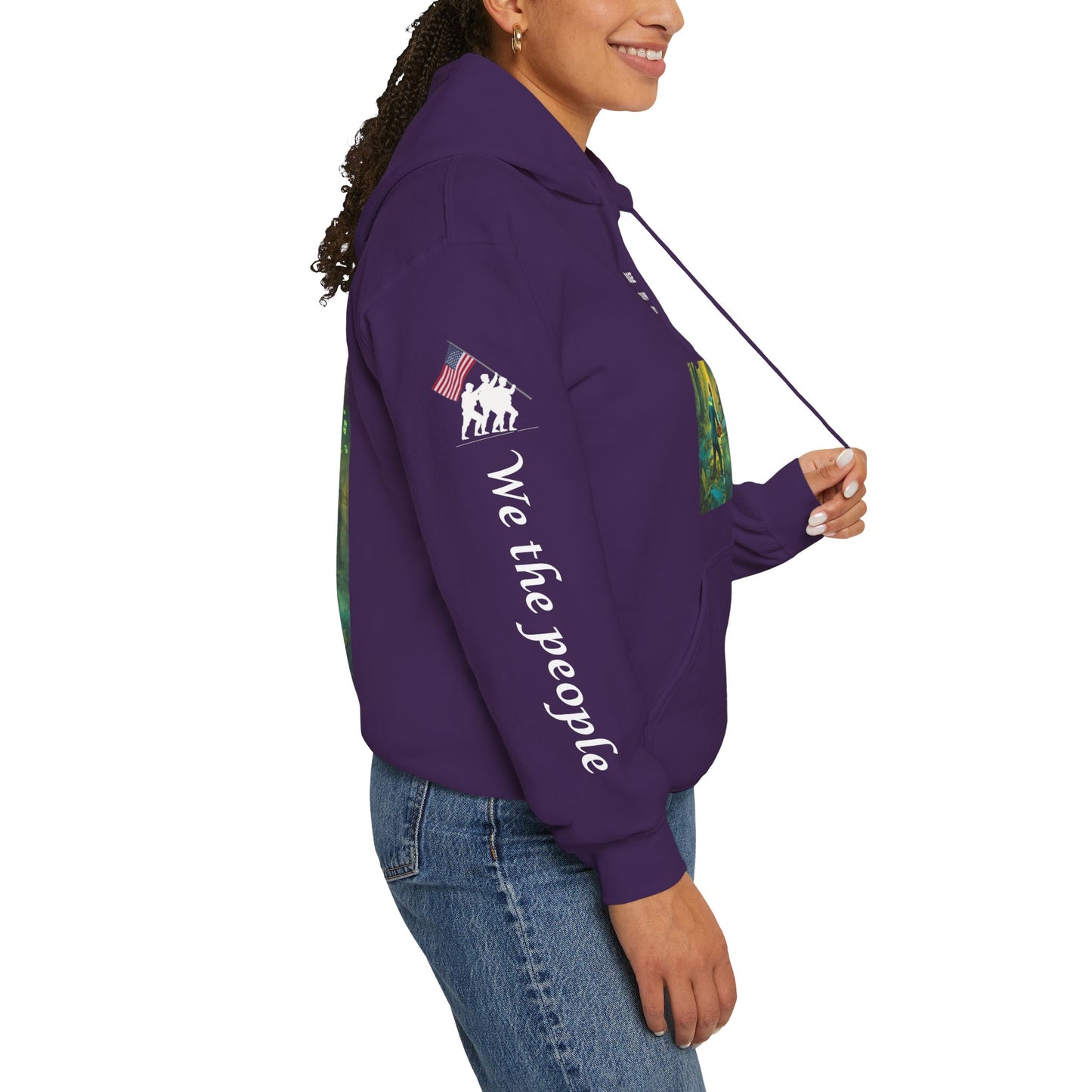 DOGE PANIC MONEY IN DC! Unisex Heavy Blend™ Hooded Sweatshirt