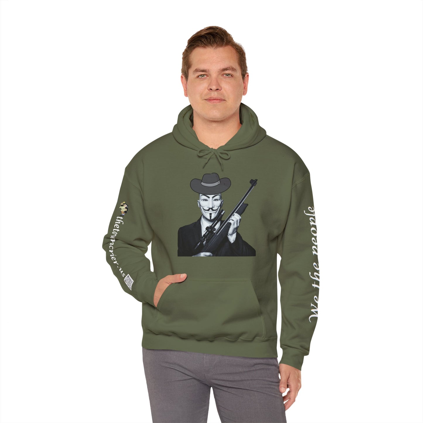 Guy Fawkes Hoodie Unisex Heavy Blend™ Hooded Sweatshirt