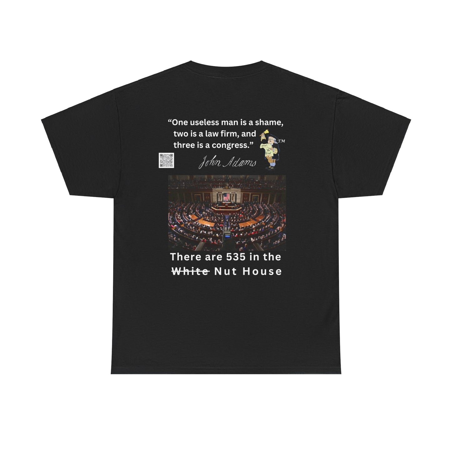 John Adams Unisex Heavy Cotton Tee