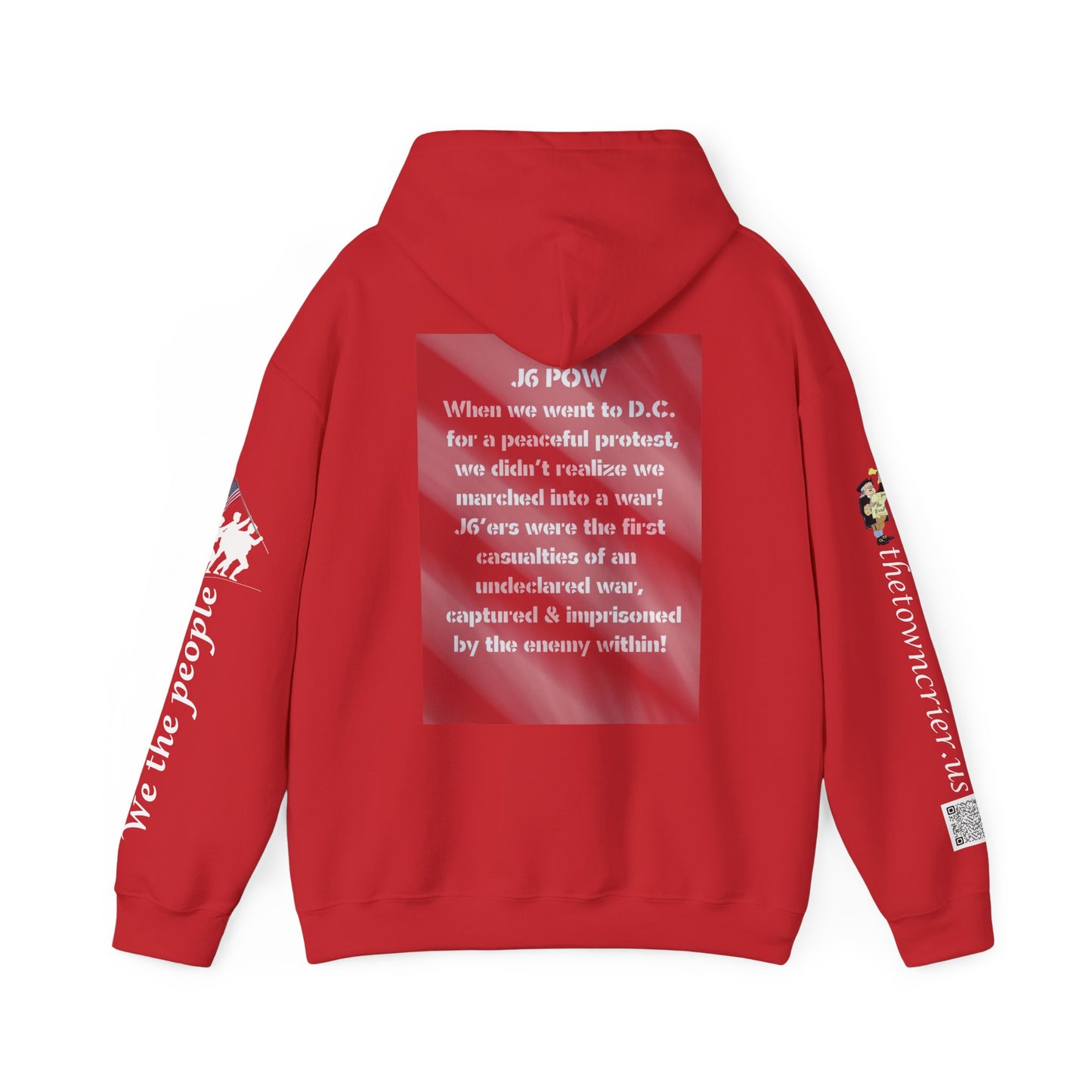 J6 POW DC. Unisex Heavy Blend™ Hooded Sweatshirt