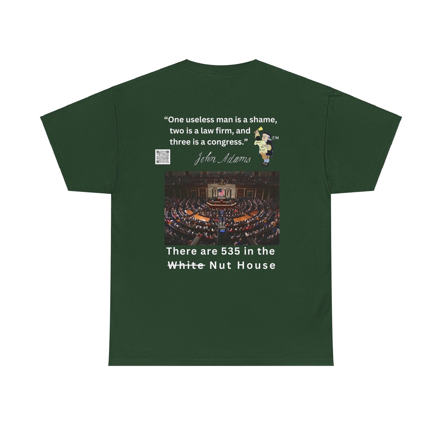 John Adams Unisex Heavy Cotton Tee