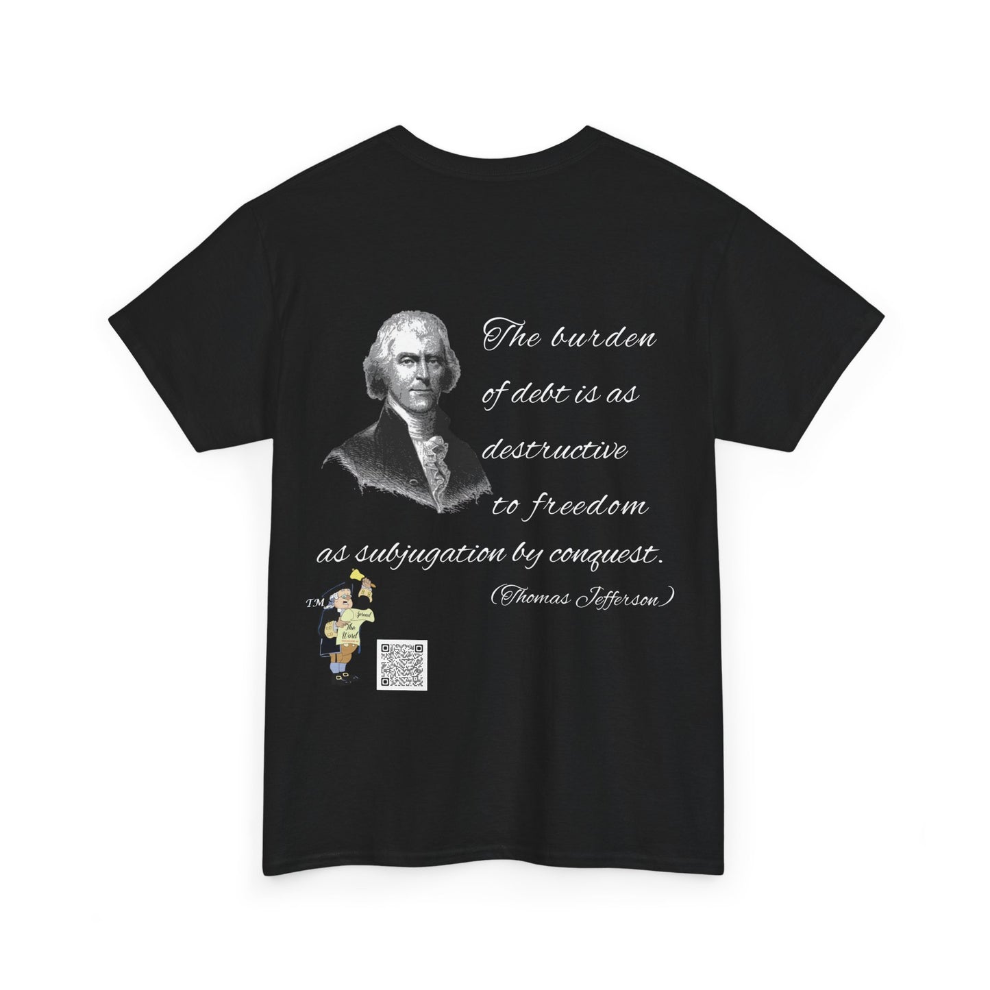 Thomas Jefferson Unisex Heavy Cotton Tee