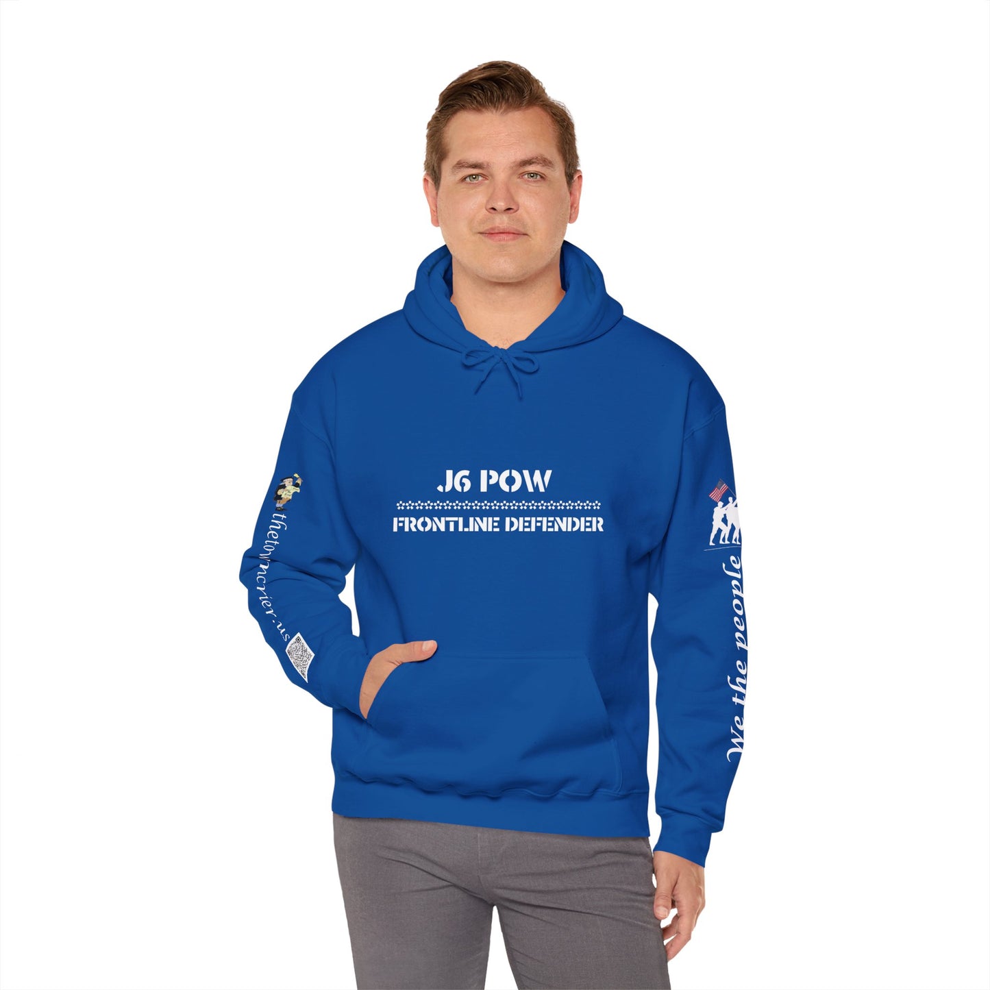 J6 POW DC. Unisex Heavy Blend™ Hooded Sweatshirt