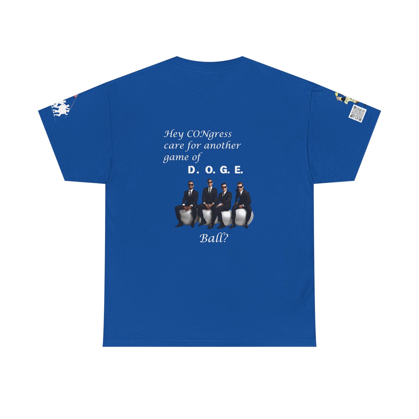 Game of D.O.G.E. Ball Design, Funny Unisex Heavy Cotton Tee, Perfect for Casual Style and Gatherings