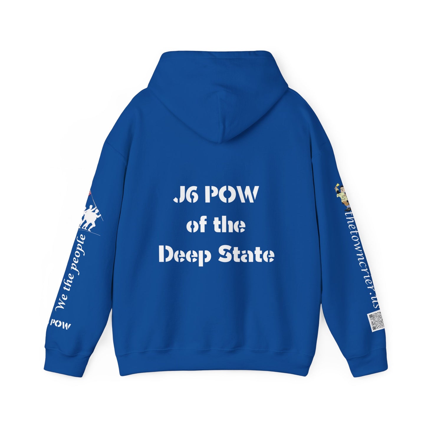 J6 POW of the Deep State! Unisex Heavy Blend™ Hooded Sweatshirt
