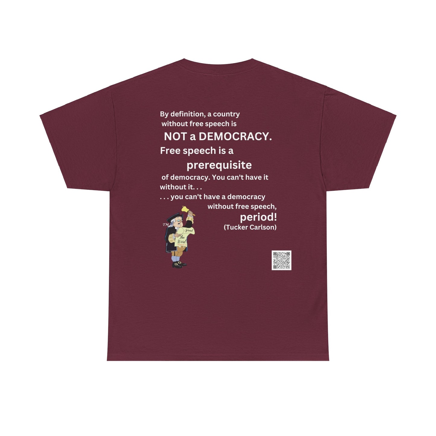 Free Speech Tucker Unisex Heavy Cotton Tee
