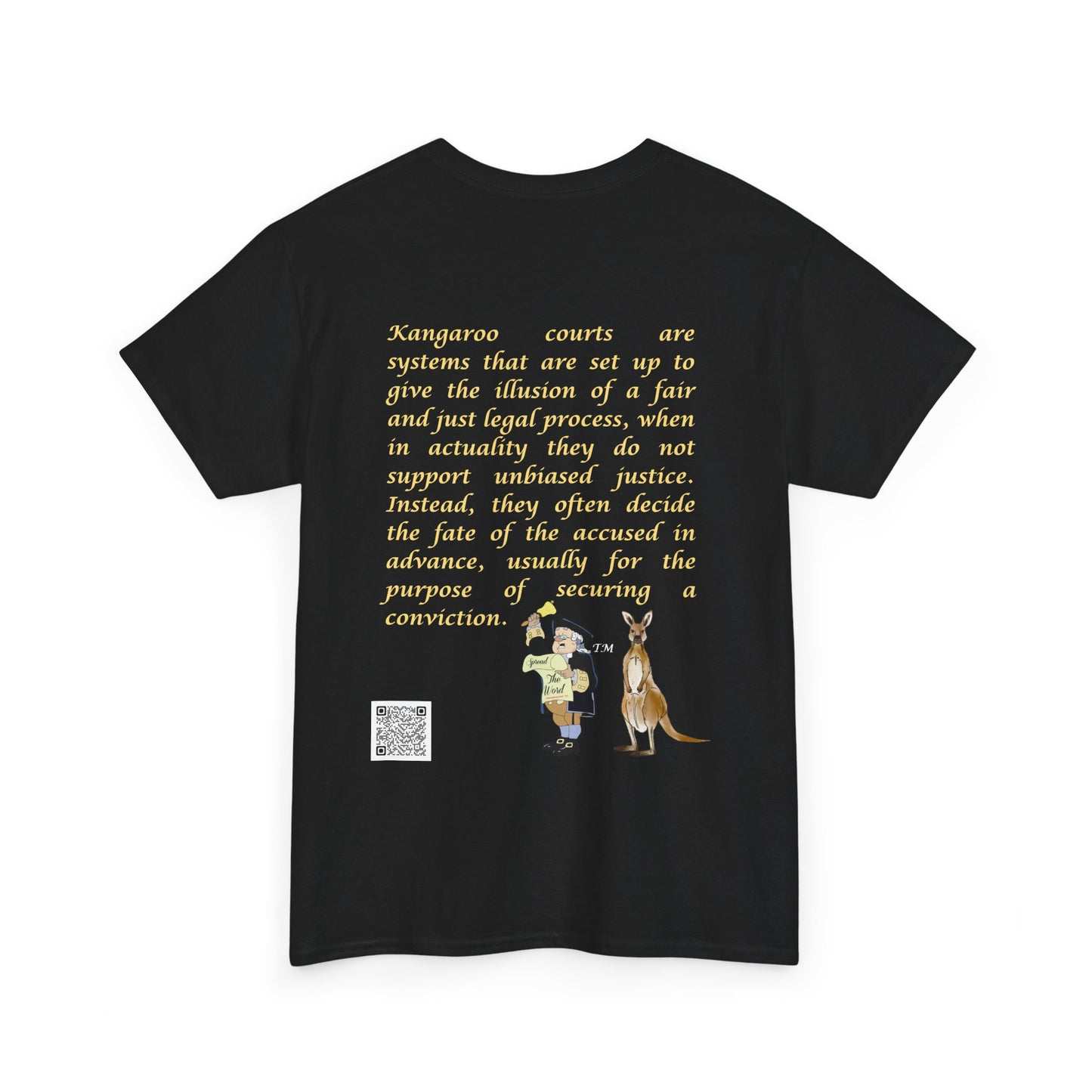 Kangaroo Court Unisex Heavy Cotton Tee
