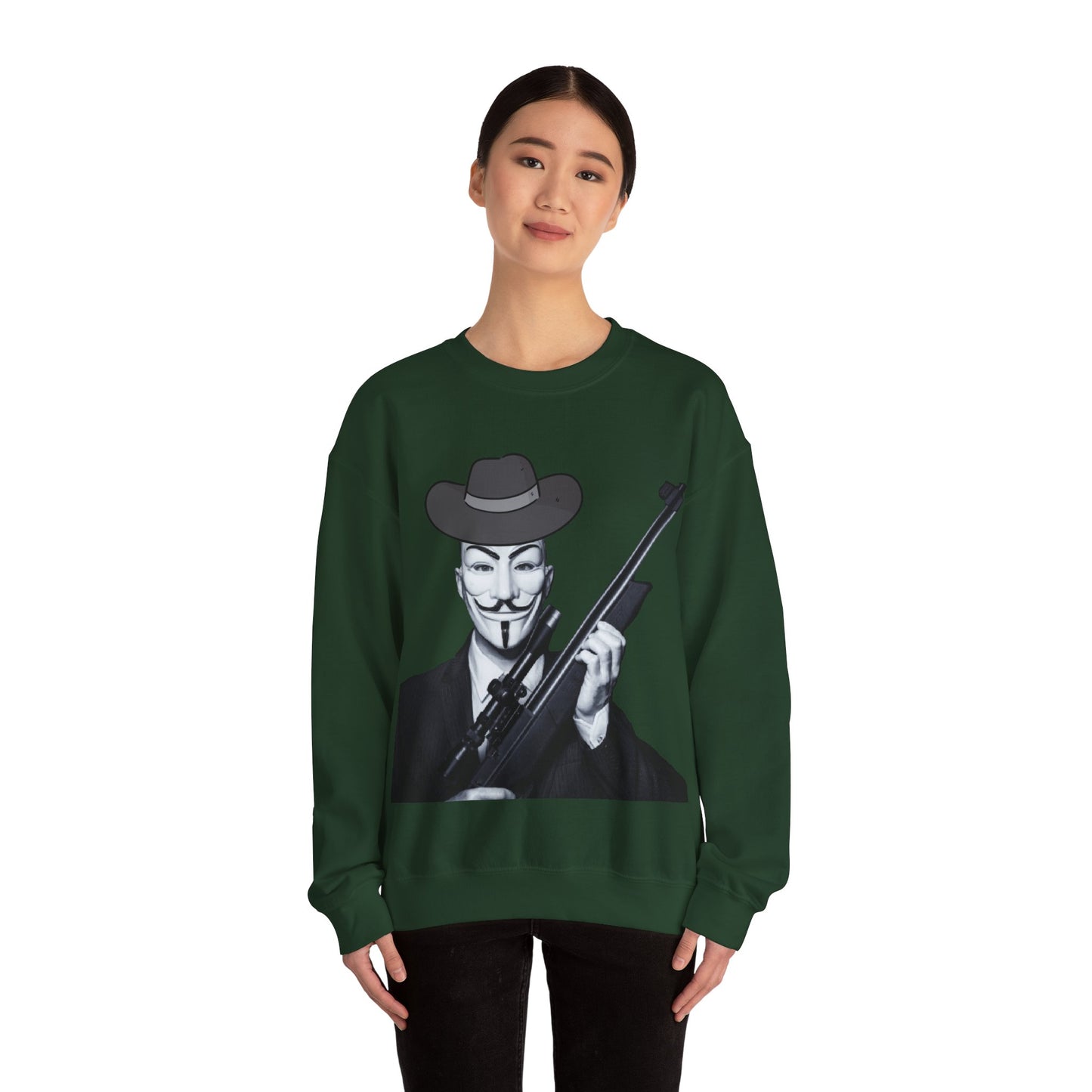 Guy Fawkes Unisex Heavy Blend™ Crewneck Sweatshirt