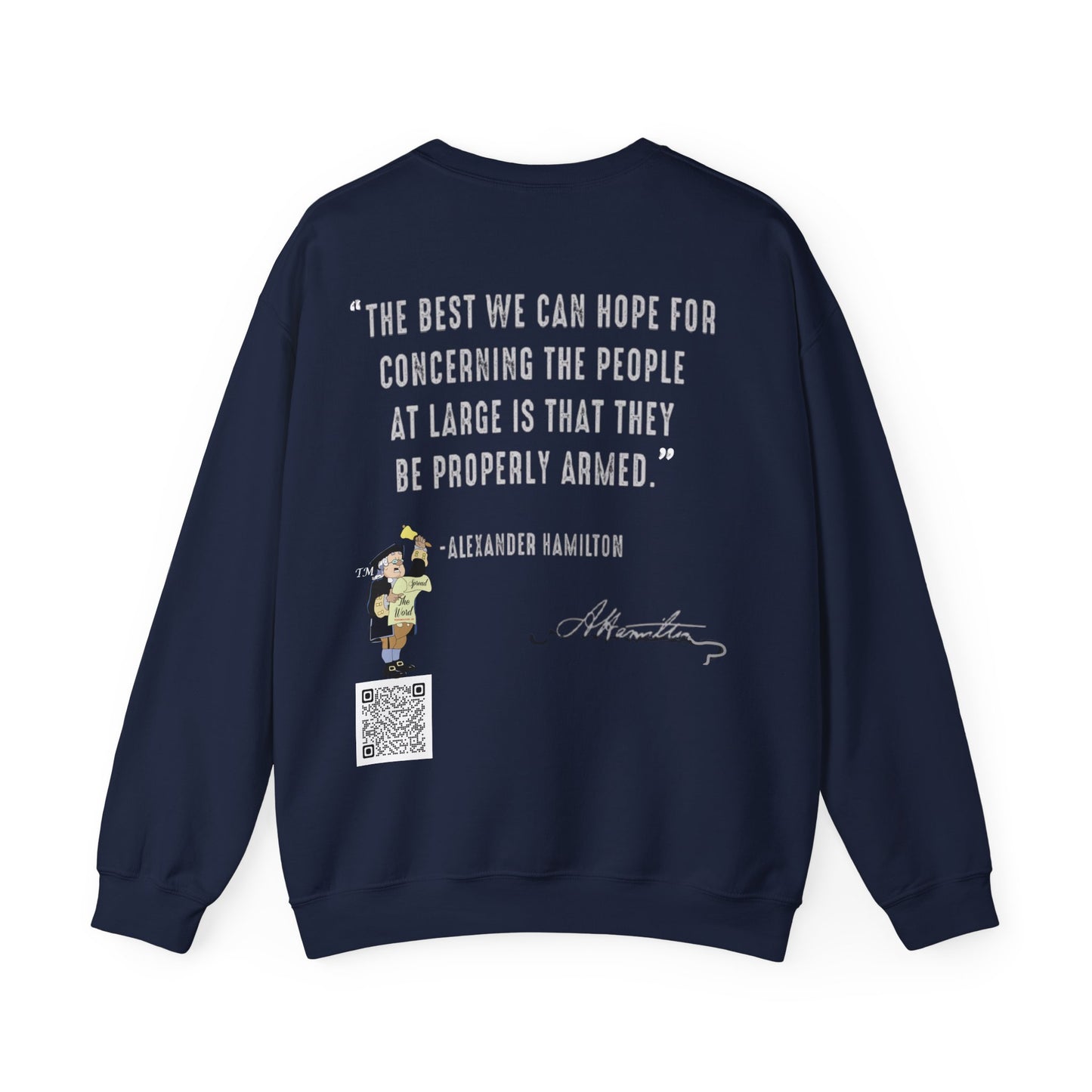 Alexander Hamilton Founding Father series, Unisex Heavy Blend™ Crewneck Sweatshirt