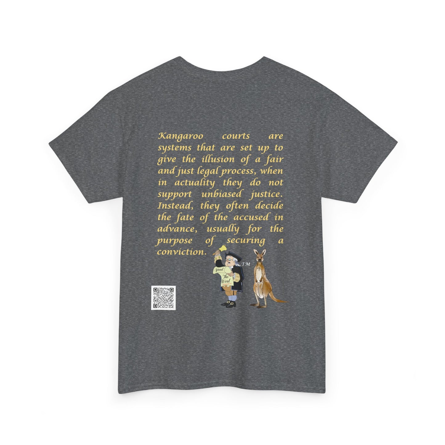 Kangaroo Court Unisex Heavy Cotton Tee