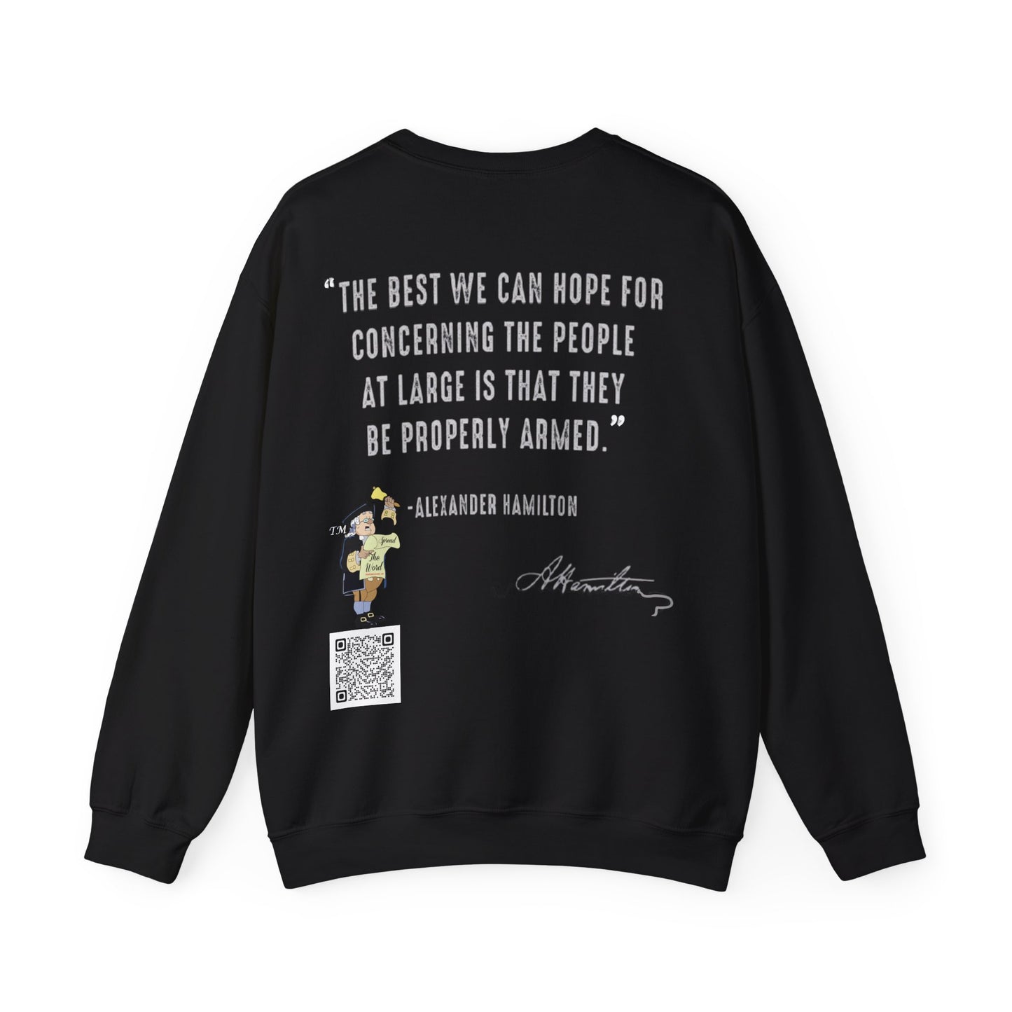 Alexander Hamilton Founding Father series, Unisex Heavy Blend™ Crewneck Sweatshirt