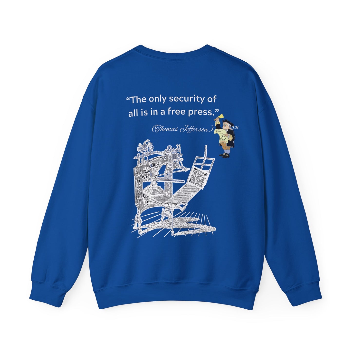 Freedom of a free press. Unisex Heavy Blend™ Crewneck Sweatshirt