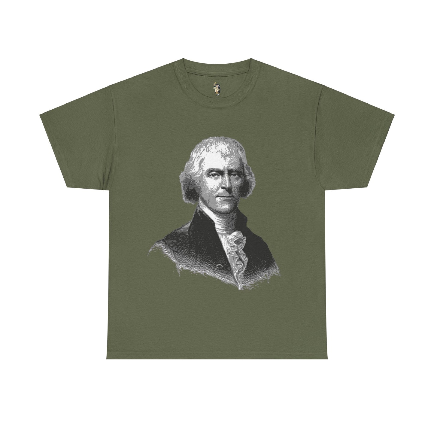 Thomas Jefferson Unisex Heavy Cotton Tee