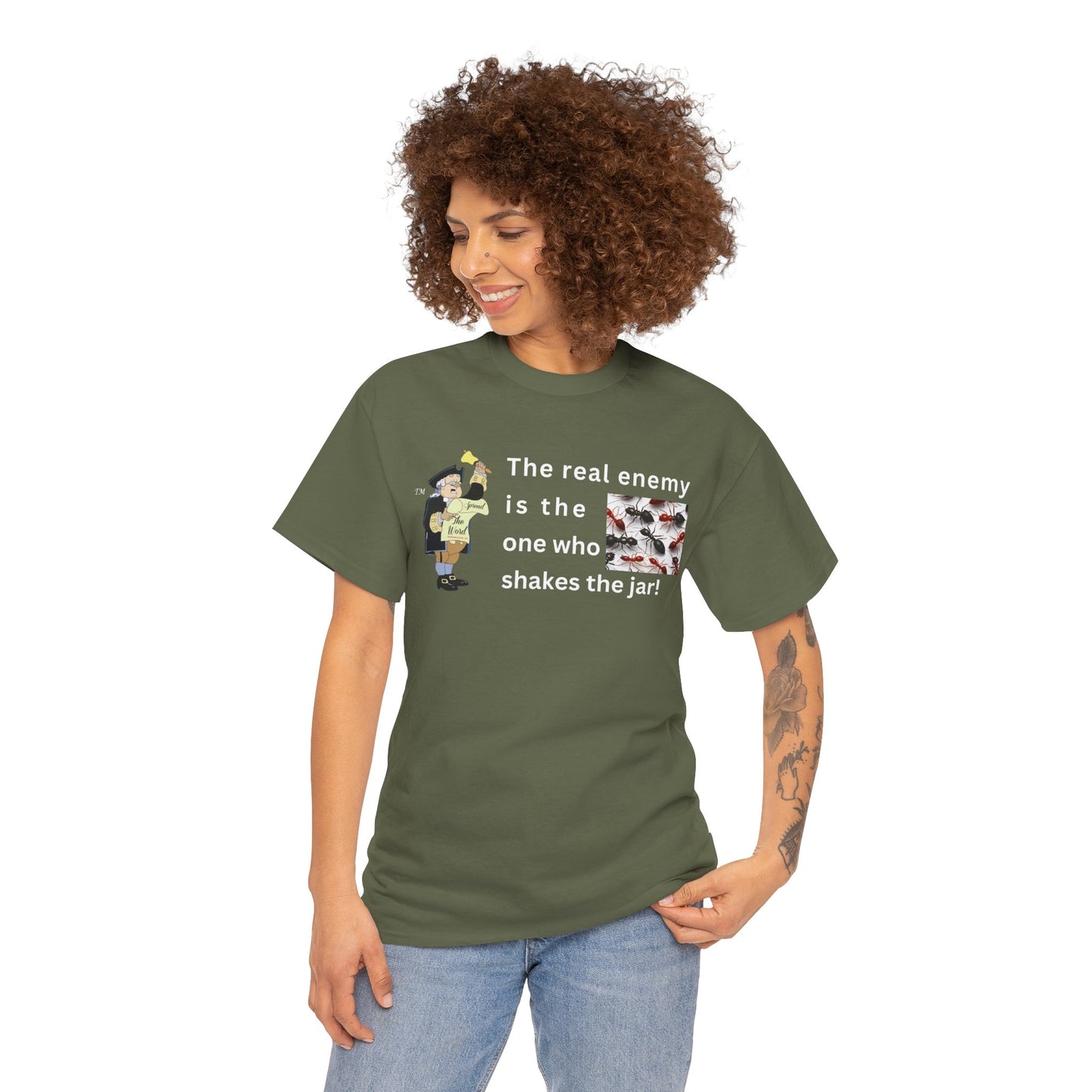 Who shook the Jar? Unisex Heavy Cotton Tee