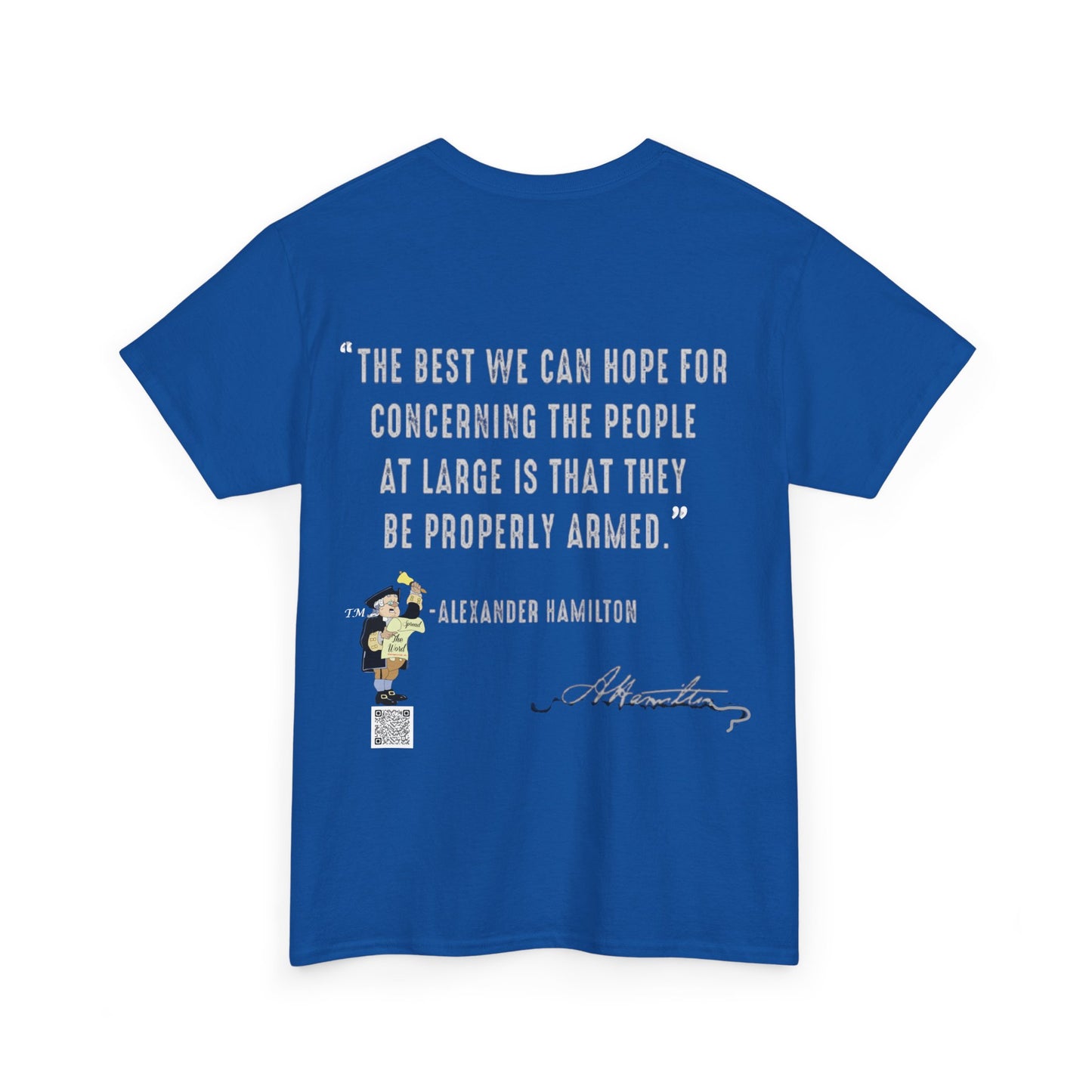 Alexander Hamilton Founding Father series Unisex Heavy Cotton Tee