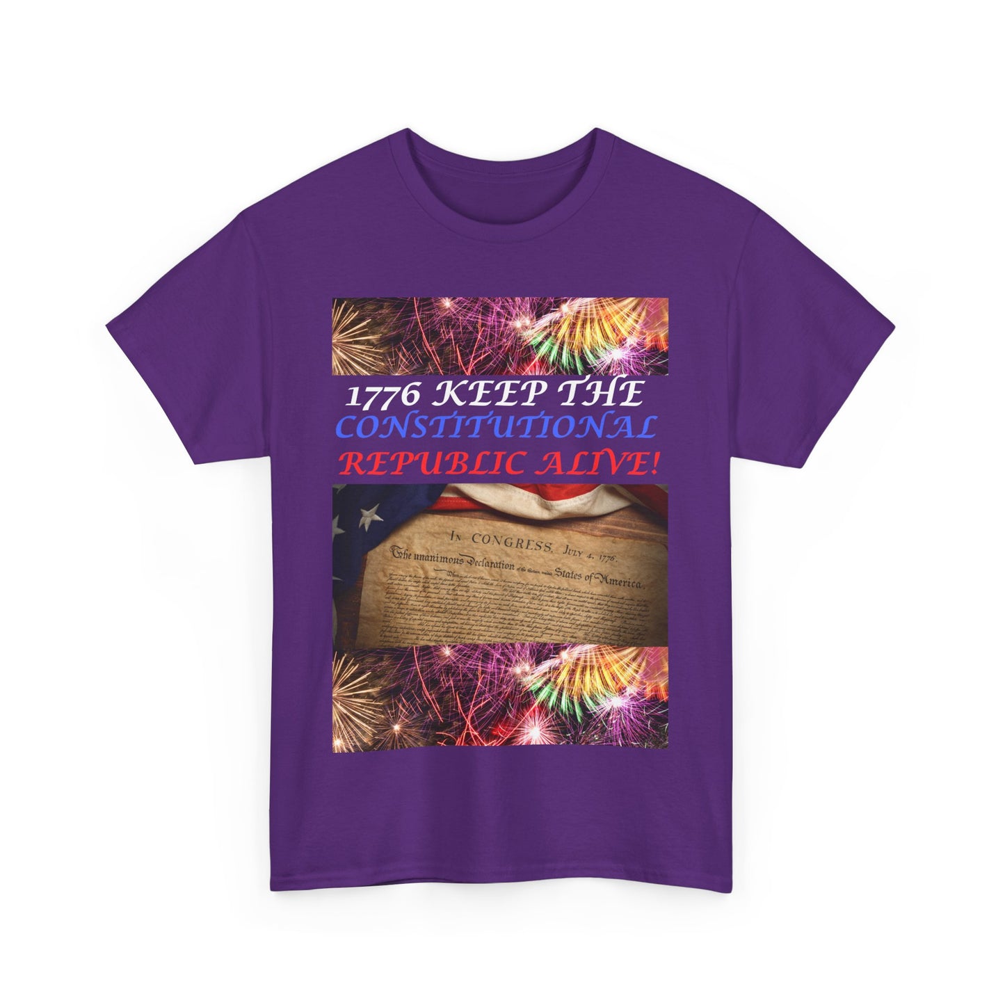 4th of July All Year Long! Unisex Heavy Cotton Tee