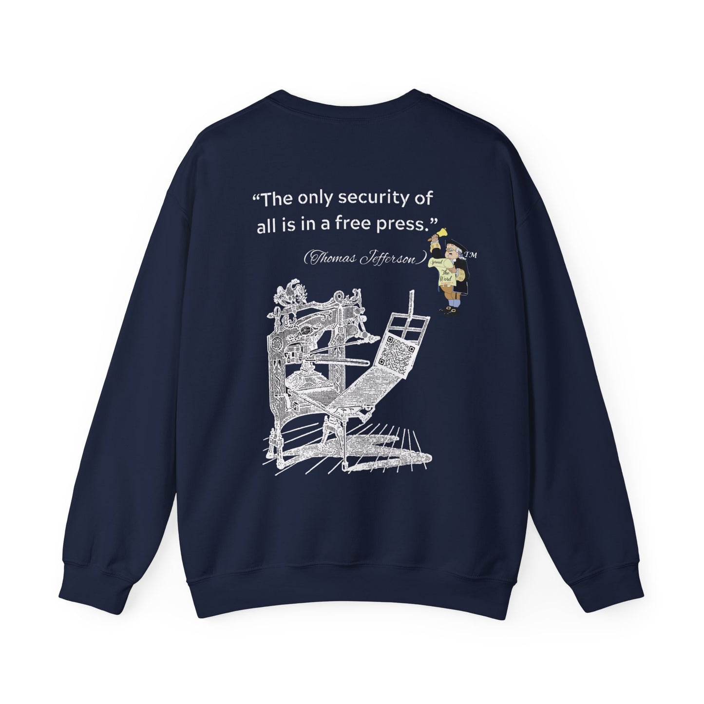 Freedom of a free press. Unisex Heavy Blend™ Crewneck Sweatshirt