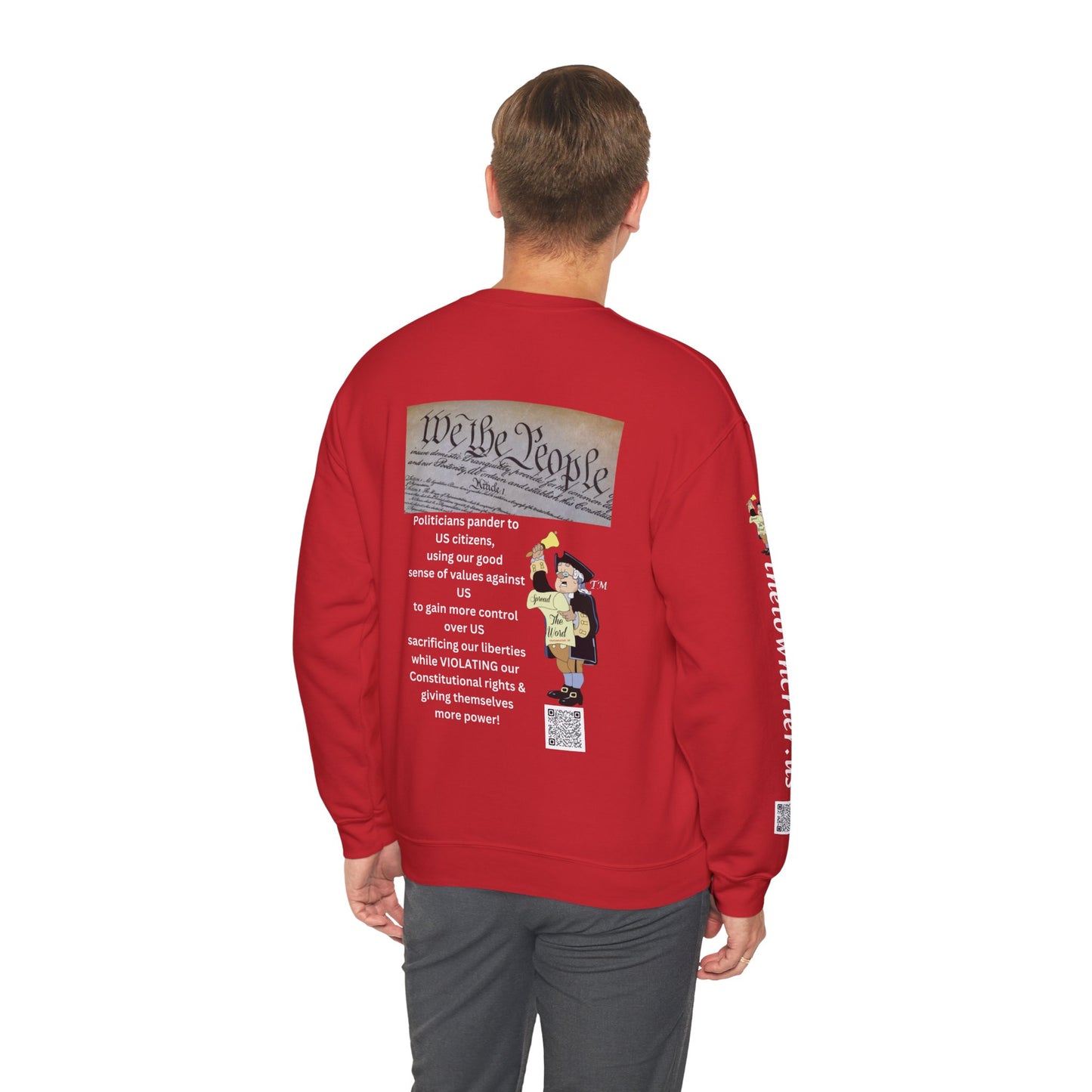 Politician pandering! Unisex Heavy Blend™ Crewneck Sweatshirt