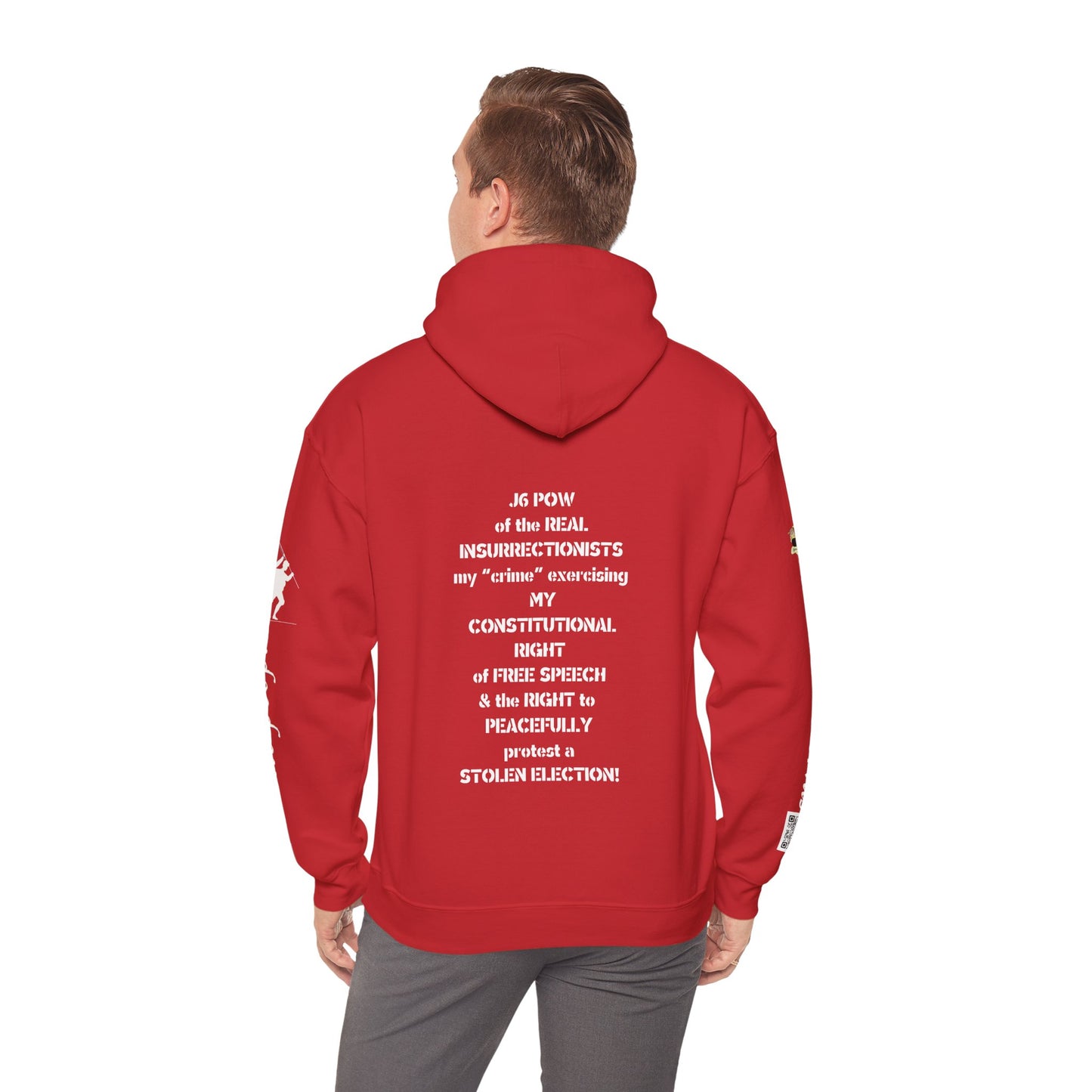 J6 POW Unisex Heavy Blend™ Hooded Sweatshirt