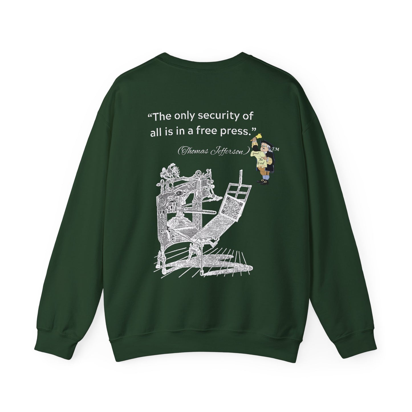 Freedom of a free press. Unisex Heavy Blend™ Crewneck Sweatshirt