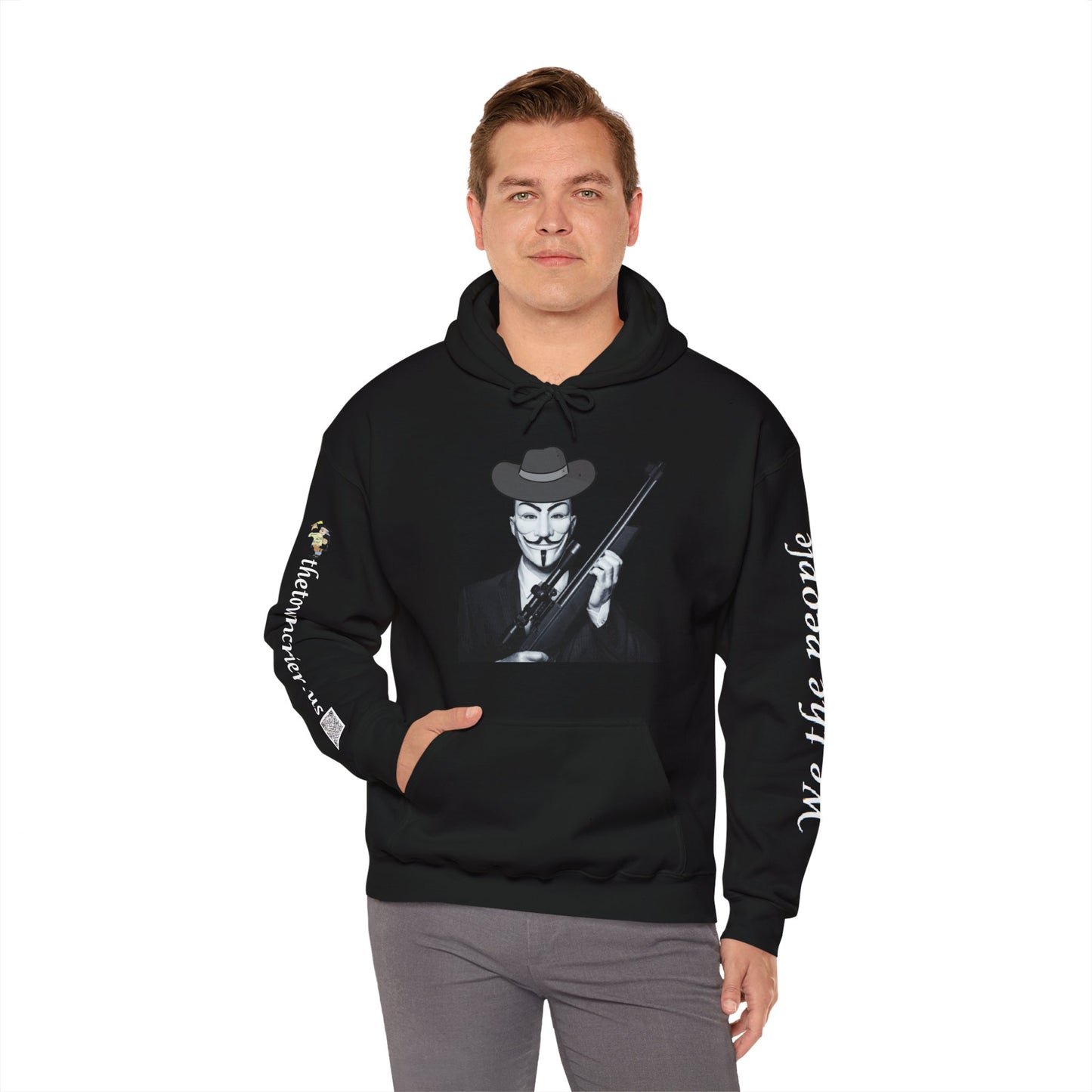 Guy Fawkes Hoodie Unisex Heavy Blend™ Hooded Sweatshirt